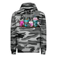 Slate Camo motocross coffee cups Premium Hoodie - Zillion Design Studio