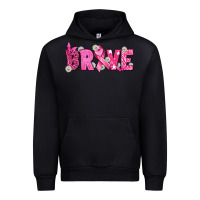 Black Breast Cancer Brave Urban Hoodie - texasbilliewilder