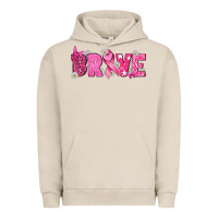 Pigment French Oak Breast Cancer Brave Urban Hoodie - texasbilliewilder