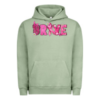 Pigment Oil Green Breast Cancer Brave Urban Hoodie - texasbilliewilder