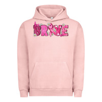 Pigment Salmon Breast Cancer Brave Urban Hoodie - texasbilliewilder