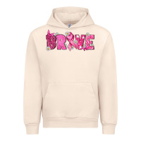 Sandshell Breast Cancer Brave Urban Hoodie - texasbilliewilder