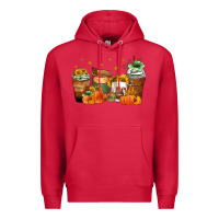 Cardinal fall coffee cups Premium Hoodie - Zillion Design Studio