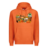 Carrot fall coffee cups Premium Hoodie - Zillion Design Studio