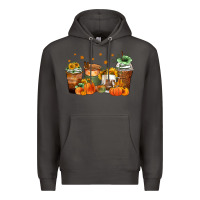 Smoke fall coffee cups Premium Hoodie - Zillion Design Studio