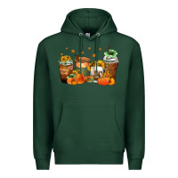 Sports Green fall coffee cups Premium Hoodie - Zillion Design Studio
