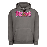 Pigment Tornado Breast Cancer Brave with Afro Woman Urban Hoodie - texasbilliewilder