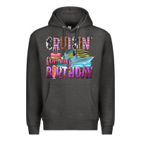 Charcoal Heather Cruisin' for my birthday Premium Hoodie - texasbilliewilder