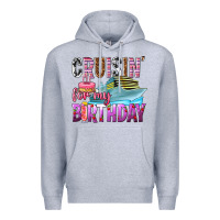 Heather Grey Cruisin' for my birthday Premium Hoodie - texasbilliewilder