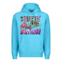 Ocean Blue Cruisin' for my birthday Premium Hoodie - texasbilliewilder