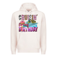 Pale Pink Cruisin' for my birthday Premium Hoodie - texasbilliewilder