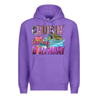 Purple Cruisin' for my birthday Premium Hoodie - texasbilliewilder