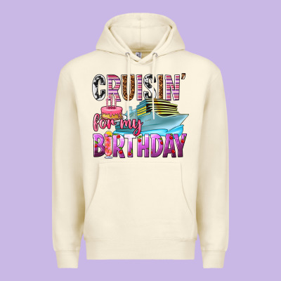 Cruisin' For My Birthday Premium Hoodie Designed By Texasbilliewilder