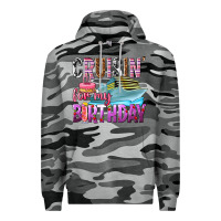 Slate Camo Cruisin' for my birthday Premium Hoodie - texasbilliewilder