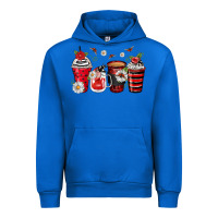 Cobalt ladybug coffee cups Urban Hoodie - Zillion Design Studio