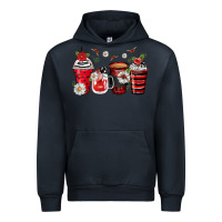 Navy ladybug coffee cups Urban Hoodie - Zillion Design Studio