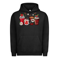 Pigment Black ladybug coffee cups Urban Hoodie - Zillion Design Studio
