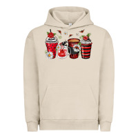 Pigment French Oak ladybug coffee cups Urban Hoodie - Zillion Design Studio