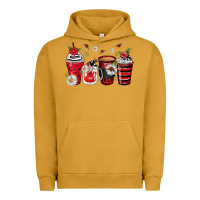 Pigment Peanut Butter ladybug coffee cups Urban Hoodie - Zillion Design Studio