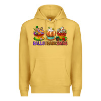 Antique Gold hallothanksmas cupcakes Premium Hoodie - texasbilliewilder
