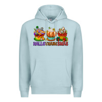 Blue Mist hallothanksmas cupcakes Premium Hoodie - texasbilliewilder