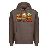 Coffee hallothanksmas cupcakes Premium Hoodie - texasbilliewilder