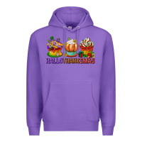 Purple hallothanksmas cupcakes Premium Hoodie - texasbilliewilder