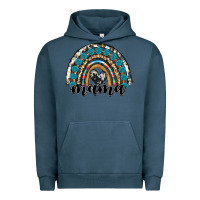 Pigment Midnight Navy western mama rainbow Urban Hoodie - RanaPortraitStore