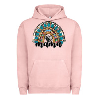 Pigment Salmon western mama rainbow Urban Hoodie - RanaPortraitStore