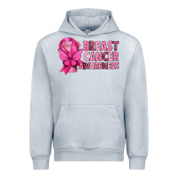 Heather Grey Breast Cancer Awareness with Coffee Cup Urban Hoodie - texasbilliewilder