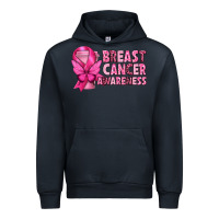 Navy Breast Cancer Awareness with Coffee Cup Urban Hoodie - texasbilliewilder