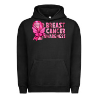 Pigment Black Breast Cancer Awareness with Coffee Cup Urban Hoodie - texasbilliewilder