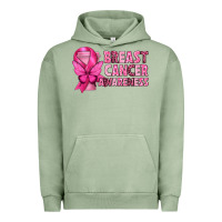 Pigment Oil Green Breast Cancer Awareness with Coffee Cup Urban Hoodie - texasbilliewilder