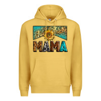 Antique Gold mama sunflower junkie Premium Hoodie - Zillion Design Studio