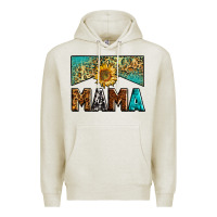 Oatmeal Heather mama sunflower junkie Premium Hoodie - Zillion Design Studio