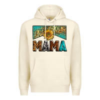 Sandshell mama sunflower junkie Premium Hoodie - Zillion Design Studio