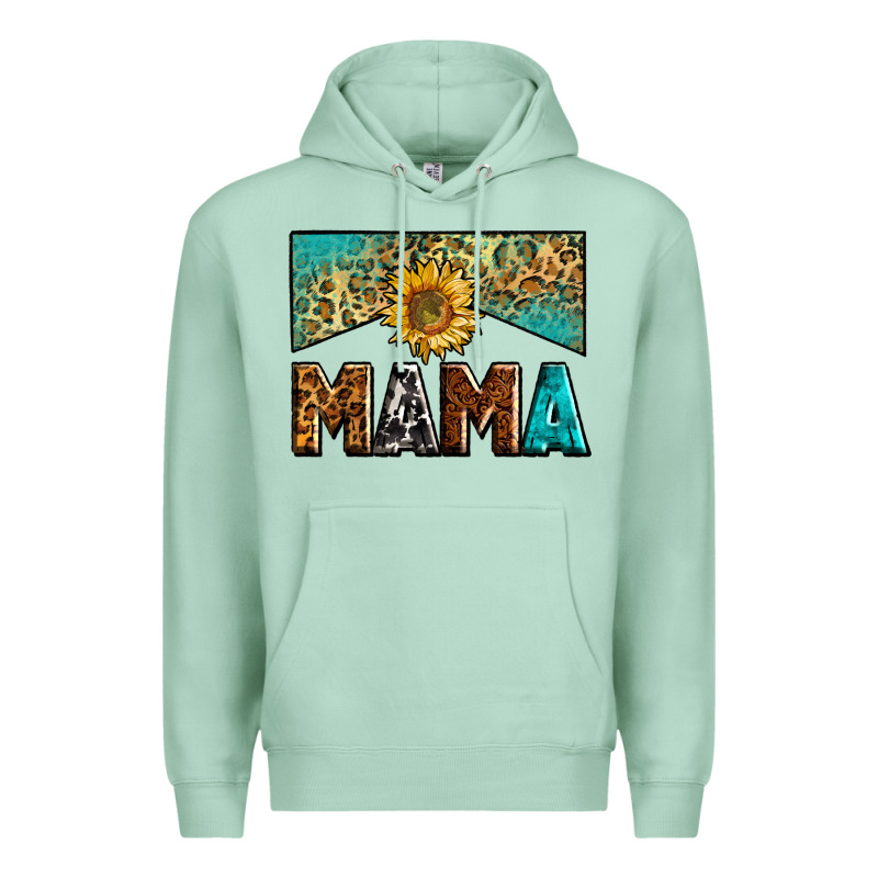 Mama Sunflower Junkie Premium Hoodie by Zillion Design Studio | Teevron