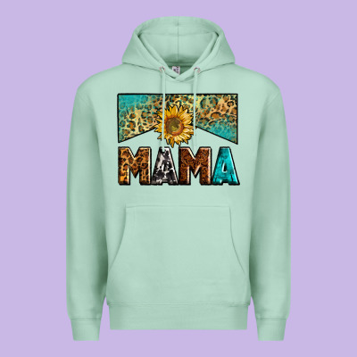 Mama Sunflower Junkie Premium Hoodie Designed By Zillion Design Studio