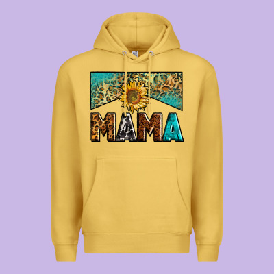 Mama Sunflower Junkie Premium Hoodie Designed By Zillion Design Studio