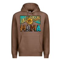Chestnut mama sunflower junkie Premium Hoodie - Zillion Design Studio