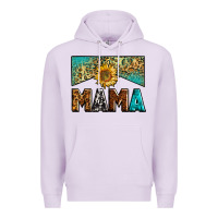 Lilac mama sunflower junkie Premium Hoodie - Zillion Design Studio