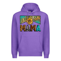 Purple mama sunflower junkie Premium Hoodie - Zillion Design Studio