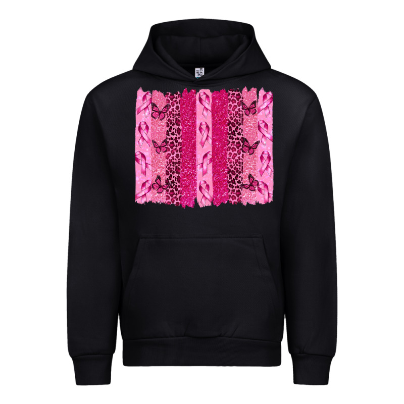 Breast Cancer Brushstrokes Urban Hoodie by texasbilliewilder | Teevron