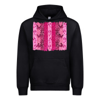 Black Breast Cancer Brushstrokes Urban Hoodie - texasbilliewilder