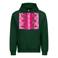 Forest Green Breast Cancer Brushstrokes Urban Hoodie - texasbilliewilder