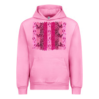 Fuchsia Pink Breast Cancer Brushstrokes Urban Hoodie - texasbilliewilder