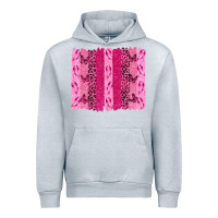 Heather Grey Breast Cancer Brushstrokes Urban Hoodie - texasbilliewilder