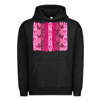 Pigment Black Breast Cancer Brushstrokes Urban Hoodie - texasbilliewilder
