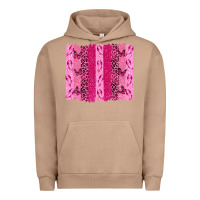 Pigment Burro Breast Cancer Brushstrokes Urban Hoodie - texasbilliewilder