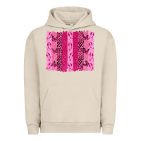 Pigment French Oak Breast Cancer Brushstrokes Urban Hoodie - texasbilliewilder
